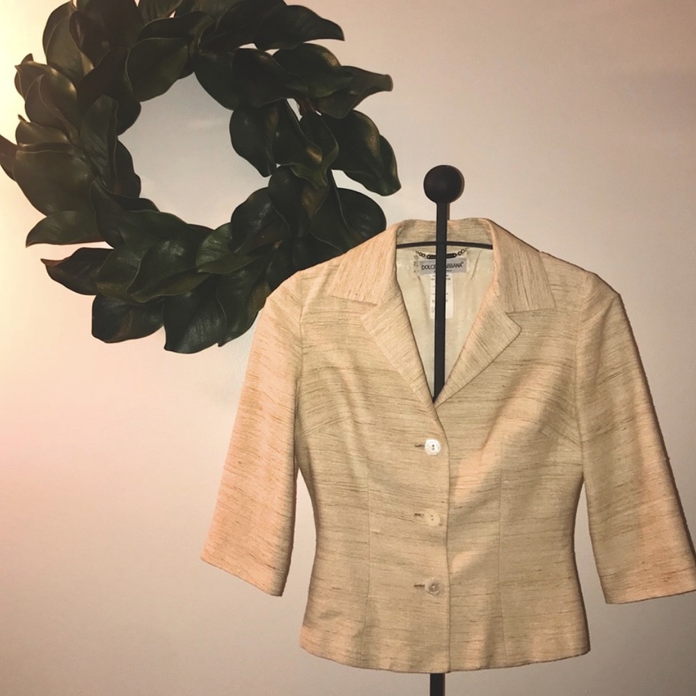 Dolce & Gabbana Silk Blazer